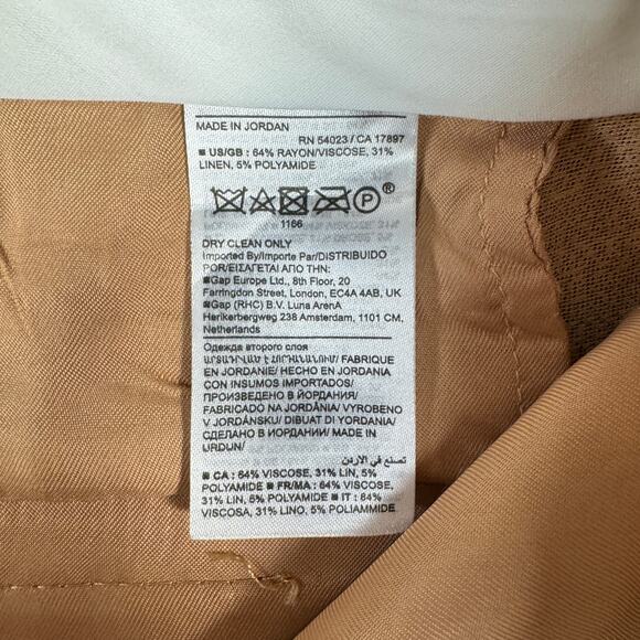 Banana Republic Brigitte Satin Wide Leg Pants Casita Pink‎ Luxe Blend Size 2 - Picture 7 of 12